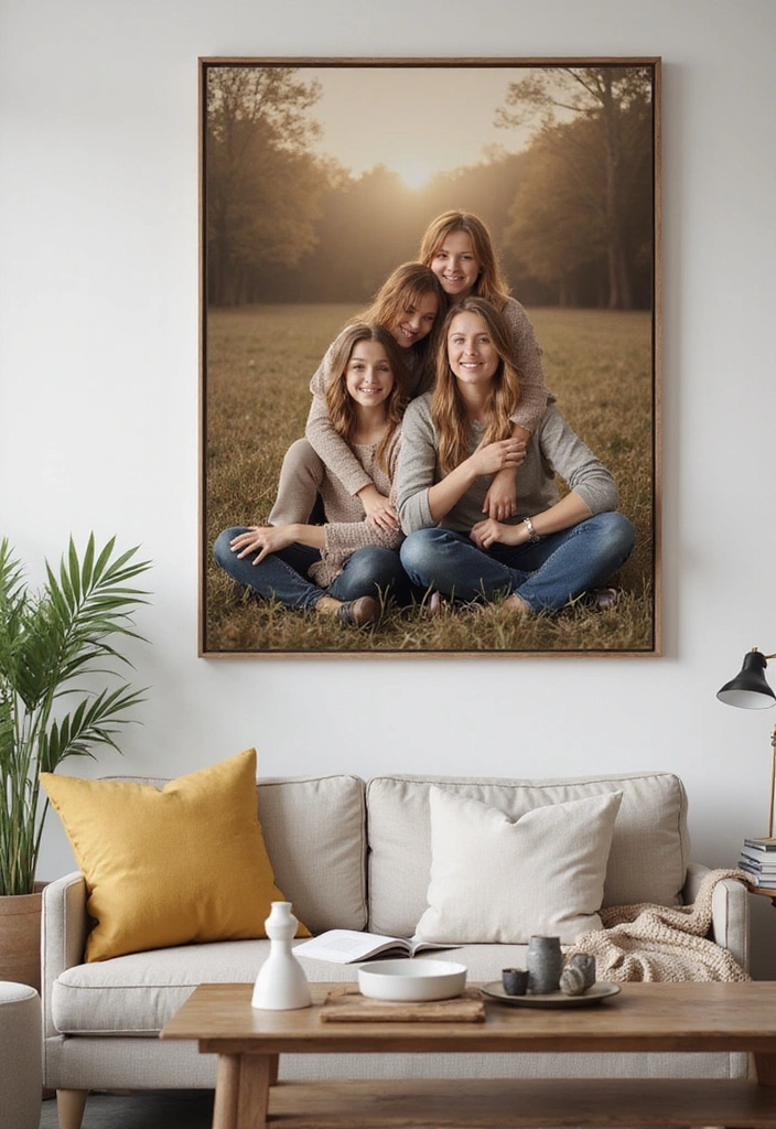 18 Jaw-Dropping House Warming Gift Ideas That New Homeowners Will Love - 4. Custom Family Portrait