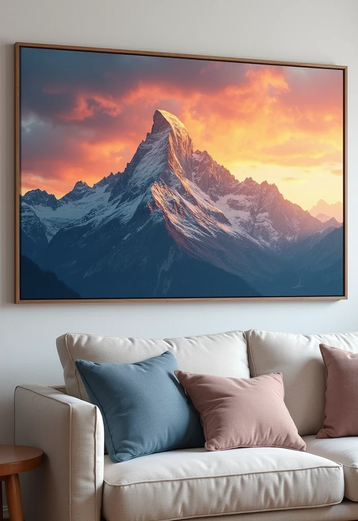 21 Breathtaking Nature Wall Art Pieces to Bring the Outdoors Inside (You Won't Believe #8!) - 1. Majestic Mountain Ranges