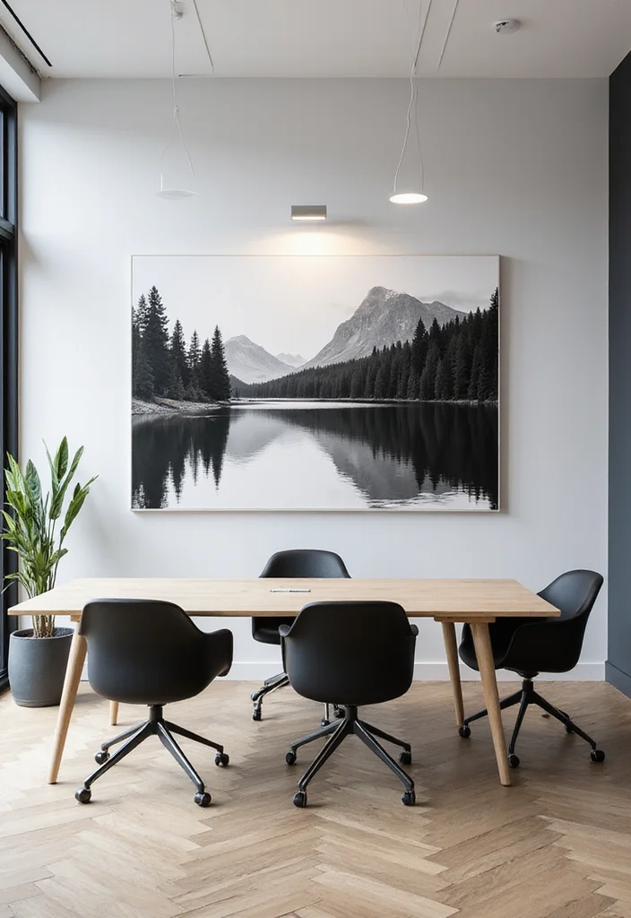 21 Breathtaking Nature Wall Art Pieces to Bring the Outdoors Inside (You Won't Believe #8!) - 10. Landscapes in Black and White