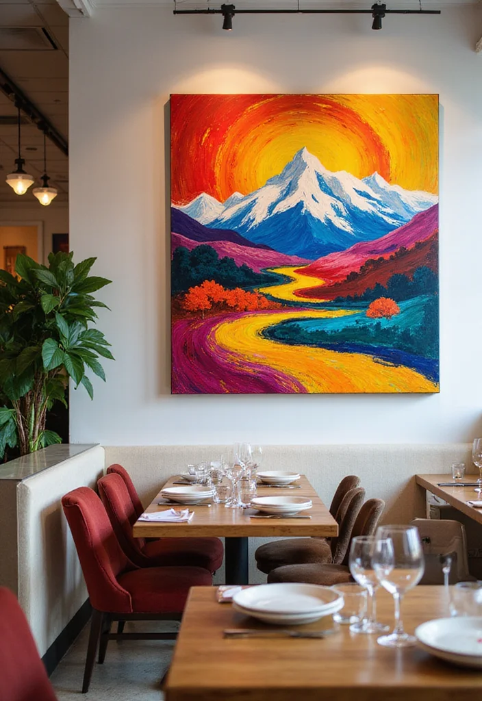21 Breathtaking Nature Wall Art Pieces to Bring the Outdoors Inside (You Won't Believe #8!) - 15. Colorful Abstract Landscapes
