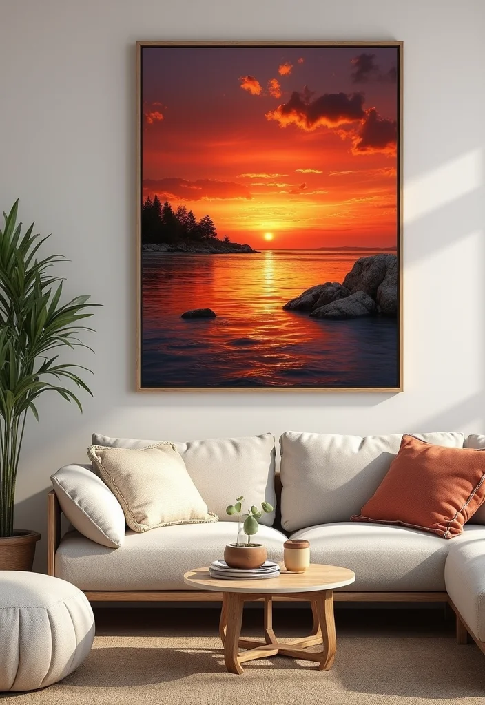 21 Breathtaking Nature Wall Art Pieces to Bring the Outdoors Inside (You Won't Believe #8!) - 17. Breathtaking Sunsets