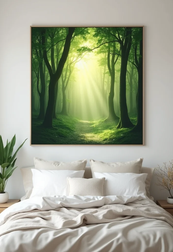 21 Breathtaking Nature Wall Art Pieces to Bring the Outdoors Inside (You Won't Believe #8!) - 2. Tranquil Forest Scenes