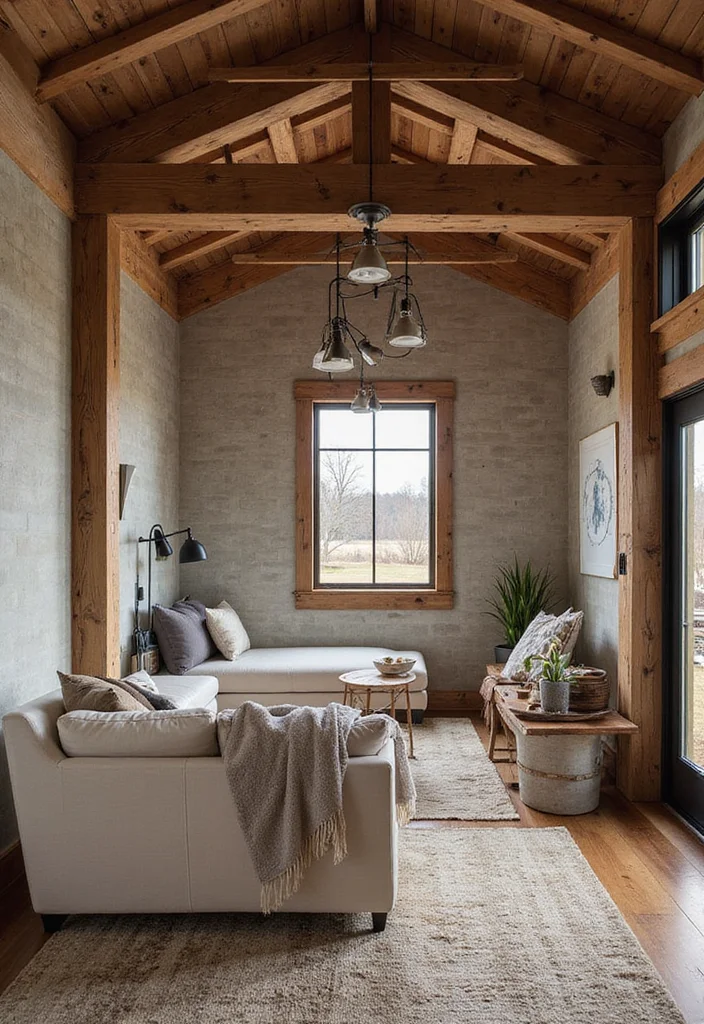 25 Stunning Barndominium Designs That Will Make You Want to Build One ASAP! - 12. Rustic Modern Fusion