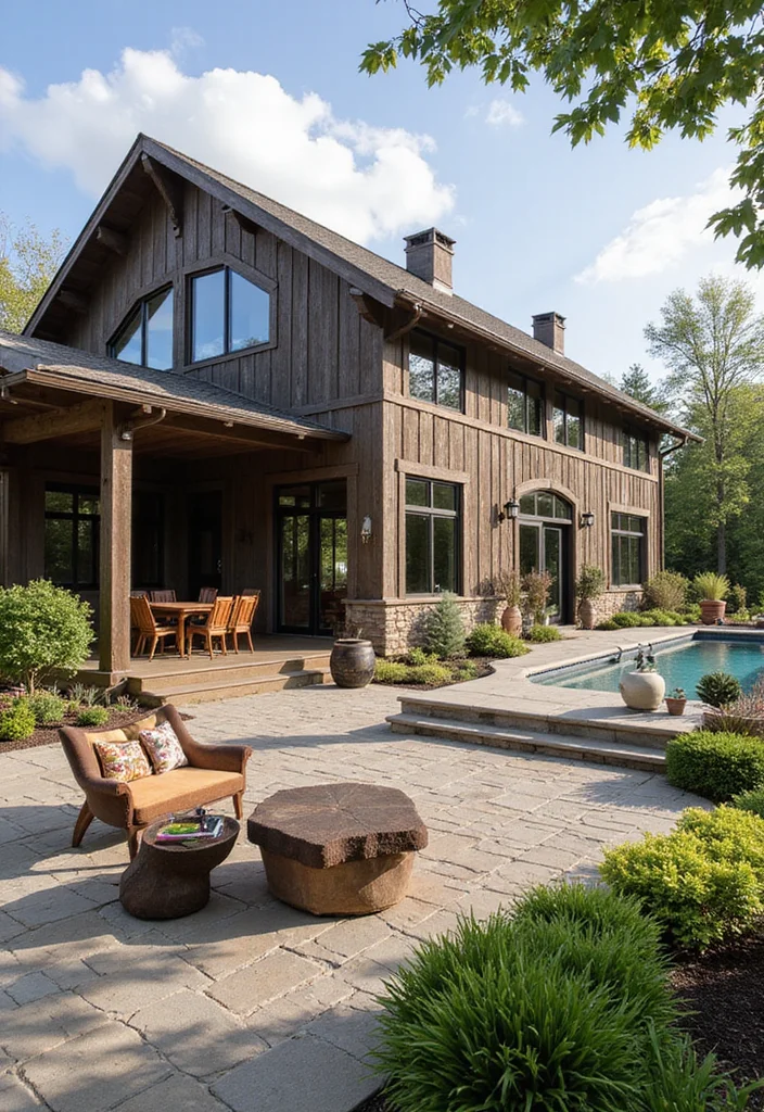 25 Stunning Barndominium Designs That Will Make You Want to Build One ASAP! - 15. Outdoor Living Spaces