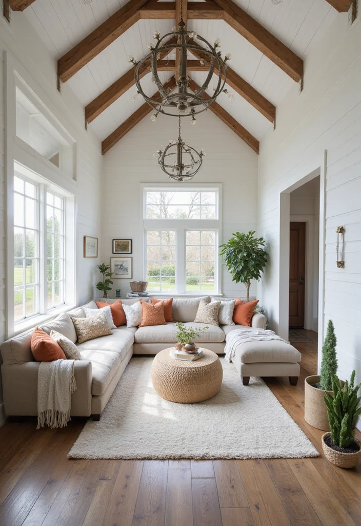 25 Stunning Barndominium Designs That Will Make You Want to Build One ASAP! - 6. Elegant Farmhouse Style