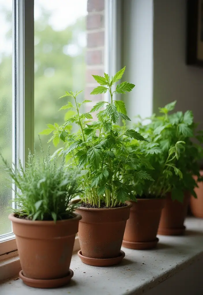 25 Stunning Rustic Kitchen Decor Ideas That'll Make You Want to Cook All Day! - 6. Herb Garden