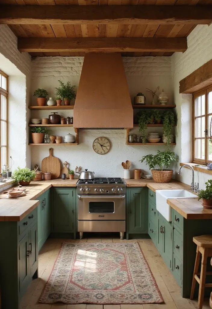 25 Stunning Rustic Kitchen Decor Ideas That'll Make You Want to Cook All Day! - 9. Earthy Color Palette