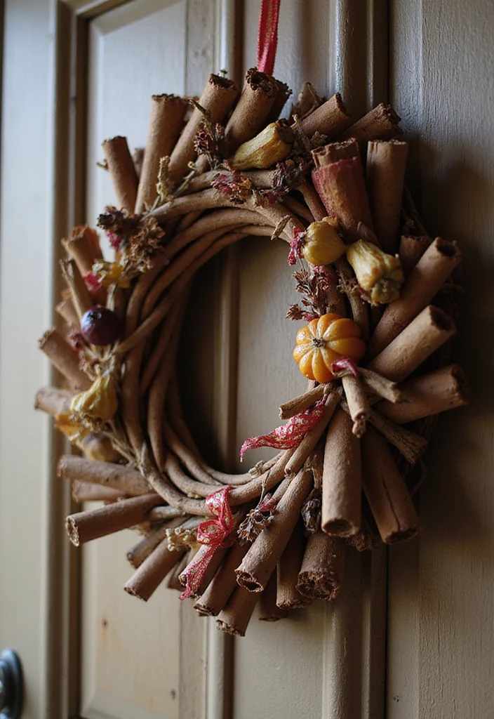 10 DIY Christmas Decorations That Make Perfect Gifts (Even Your Cat Can Help with #3!) - 4. Cinnamon Stick Wreaths