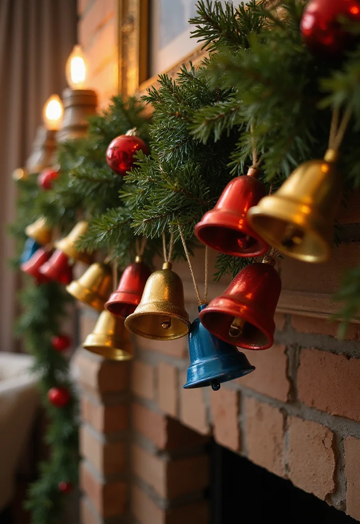 10 DIY Christmas Decorations That Make Perfect Gifts (Even Your Cat Can Help with #3!) - 9. Jingle Bell Garland