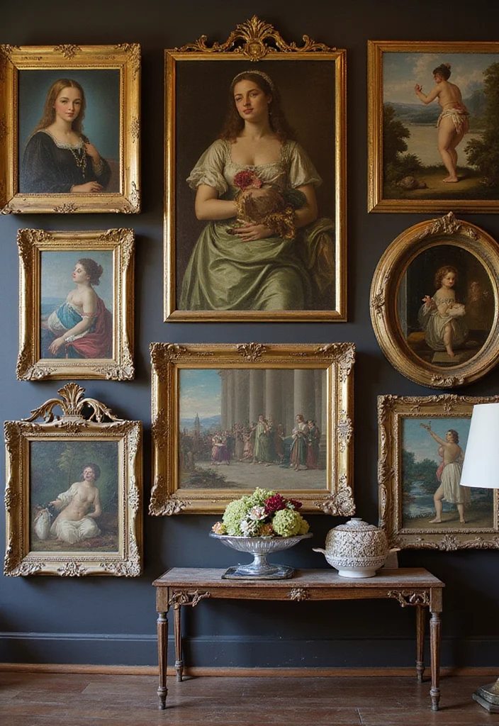 12 Enchanting Castle Decor Ideas That'll Make Your Home Feel Like a Fairytale! - 6. Artistic Wall Art 1