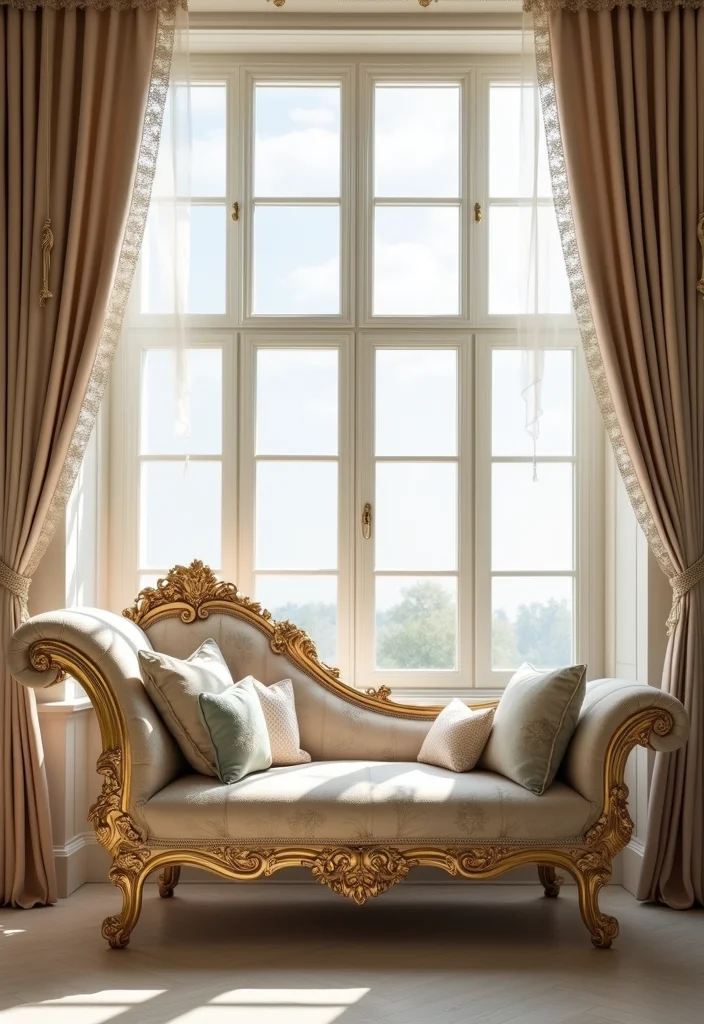 12 Stunning Rococo Furniture Pieces That Will Transform Your Home into a Baroque Dream! - 1. Lavish Rococo Chaise Lounge