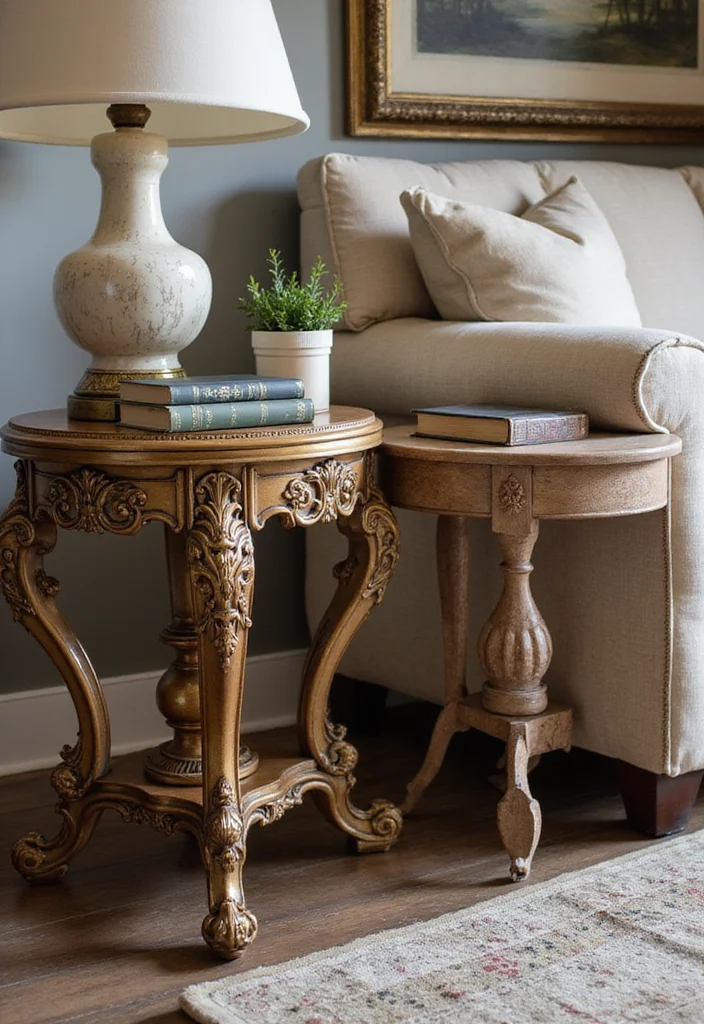 12 Stunning Rococo Furniture Pieces That Will Transform Your Home into a Baroque Dream! - 8. Ornamental Rococo Side Tables