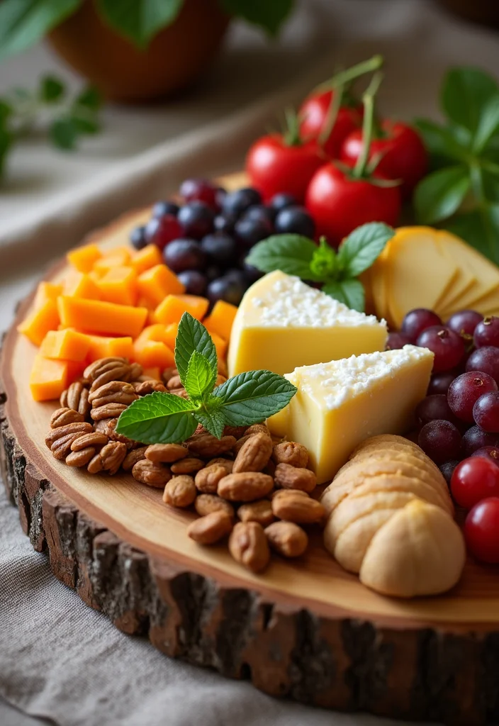 15 Beautiful Wooden Cutting Boards That Add Rustic Charm to Any Kitchen (Don't Miss #8!) - 6. Round Rustic Serving Board 1