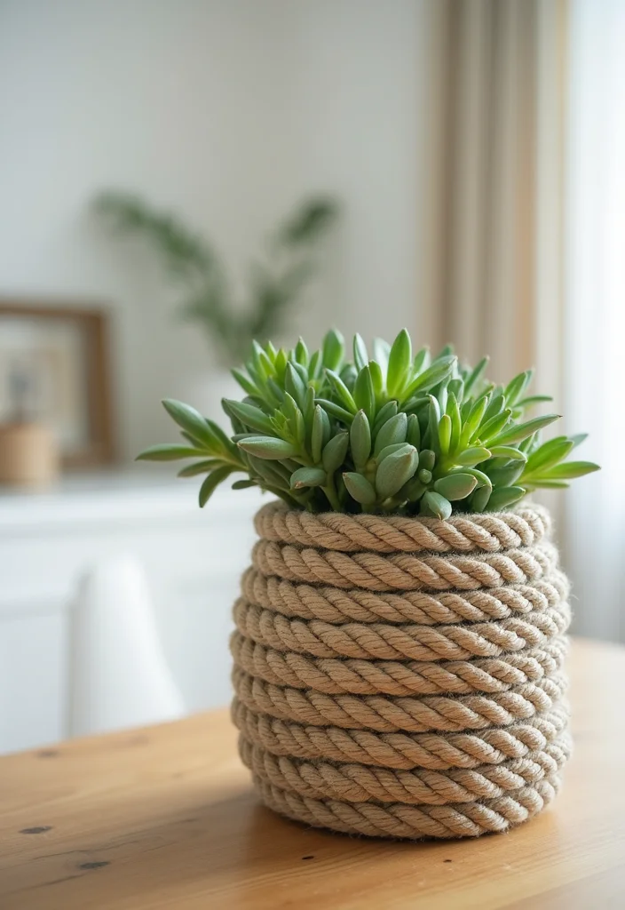 15 Nautical Decor Ideas That'll Make Your Home Feel Like a Coastal Paradise! - 2. Nautical Rope Accents 1