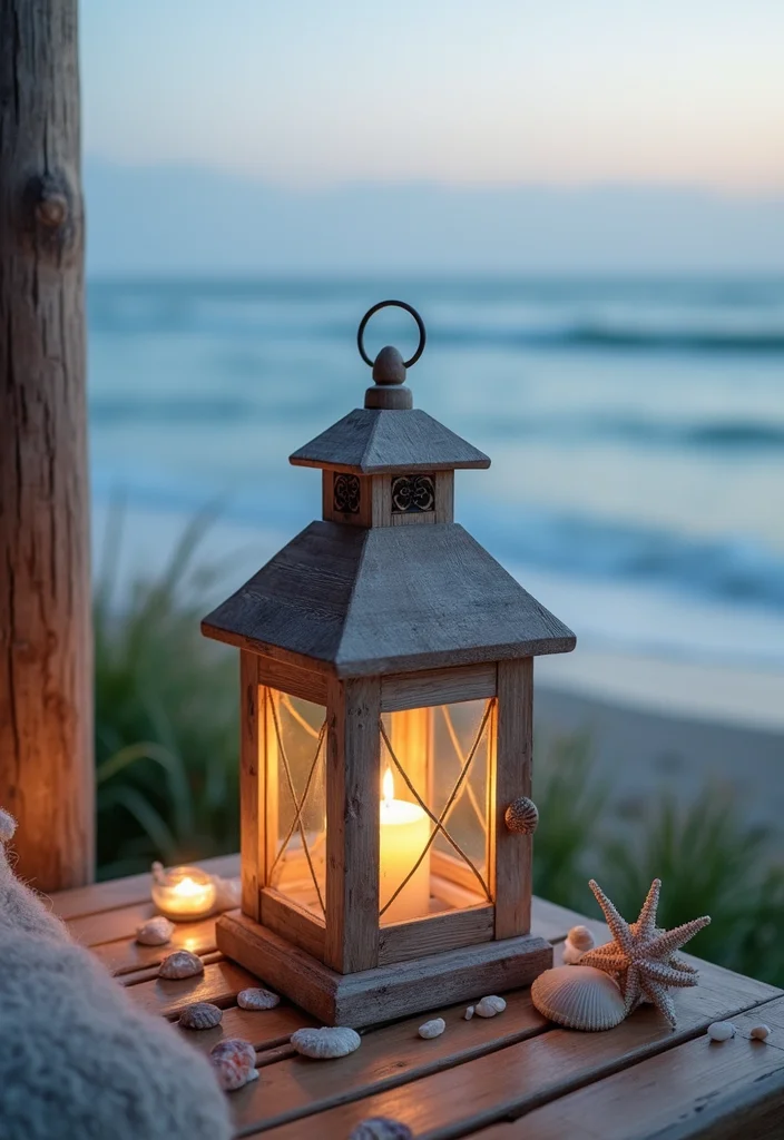 15 Nautical Decor Ideas That'll Make Your Home Feel Like a Coastal Paradise! - 3. Rustic Wooden Lanterns 1