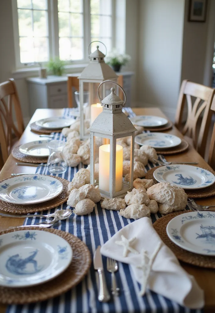 15 Nautical Decor Ideas That'll Make Your Home Feel Like a Coastal Paradise! - 7. Nautical Themed Table Settings 1