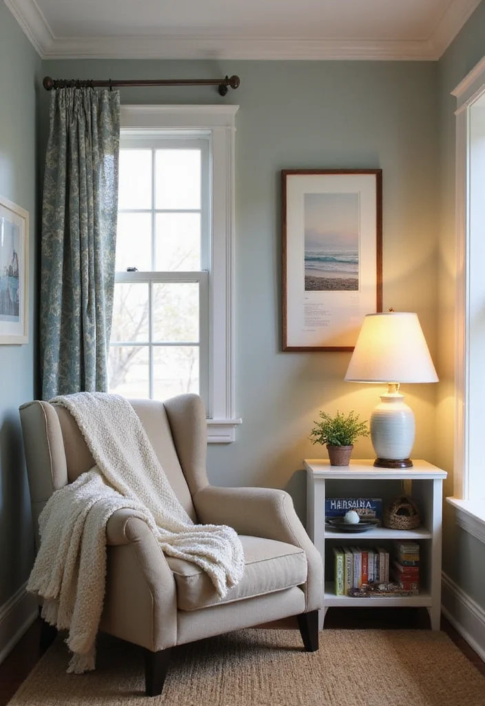 15 Nautical Decor Ideas That'll Make Your Home Feel Like a Coastal Paradise! - 9. Coastal Styled Book Nook 1