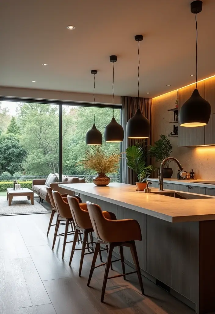 17 Stunning Elegant Kitchen Designs That Will Make You Fall in Love! - 10. Open Concept Flow 1