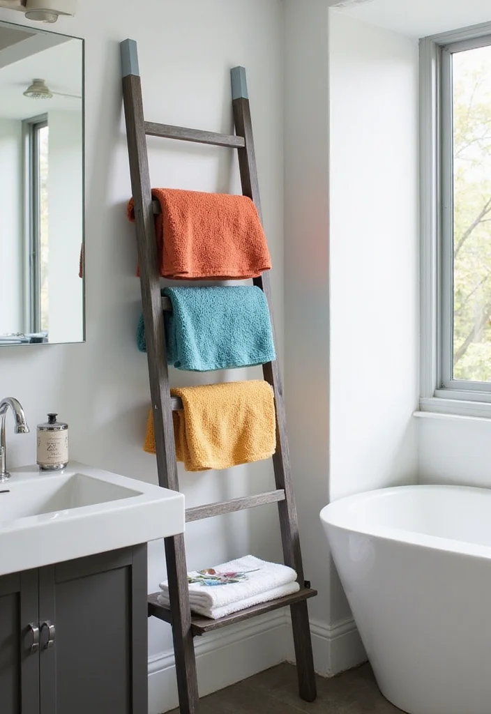 18 Jaw-Dropping Bathroom Transformations Under $500 (You Won't Believe #12!) - 13. Stylish Towel Racks
