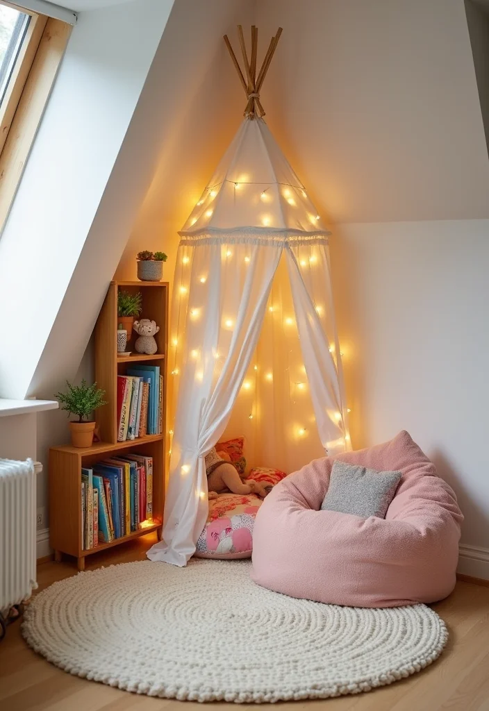 19 Whimsical Kids' Room Ideas That'll Spark Joy and Imagination! - 10. Cozy Reading Nook 1