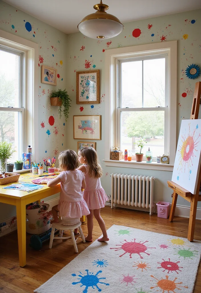 19 Whimsical Kids' Room Ideas That'll Spark Joy and Imagination! - 12. Art Studio Inspiration 1