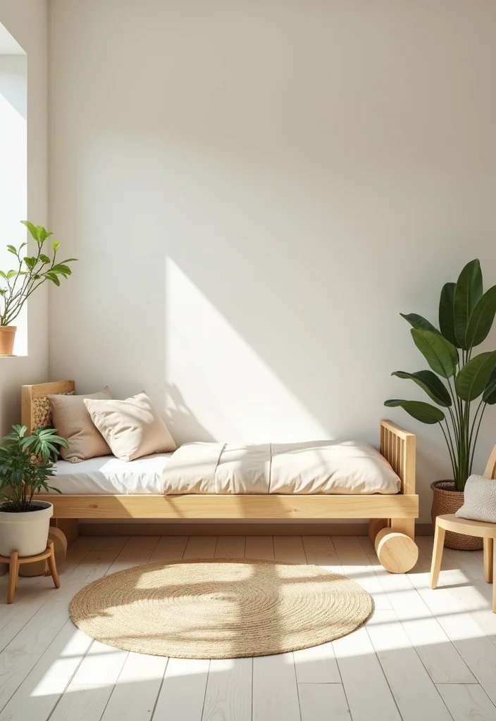 19 Whimsical Kids' Room Ideas That'll Spark Joy and Imagination! - 19. Minimalist Zen Oasis 1