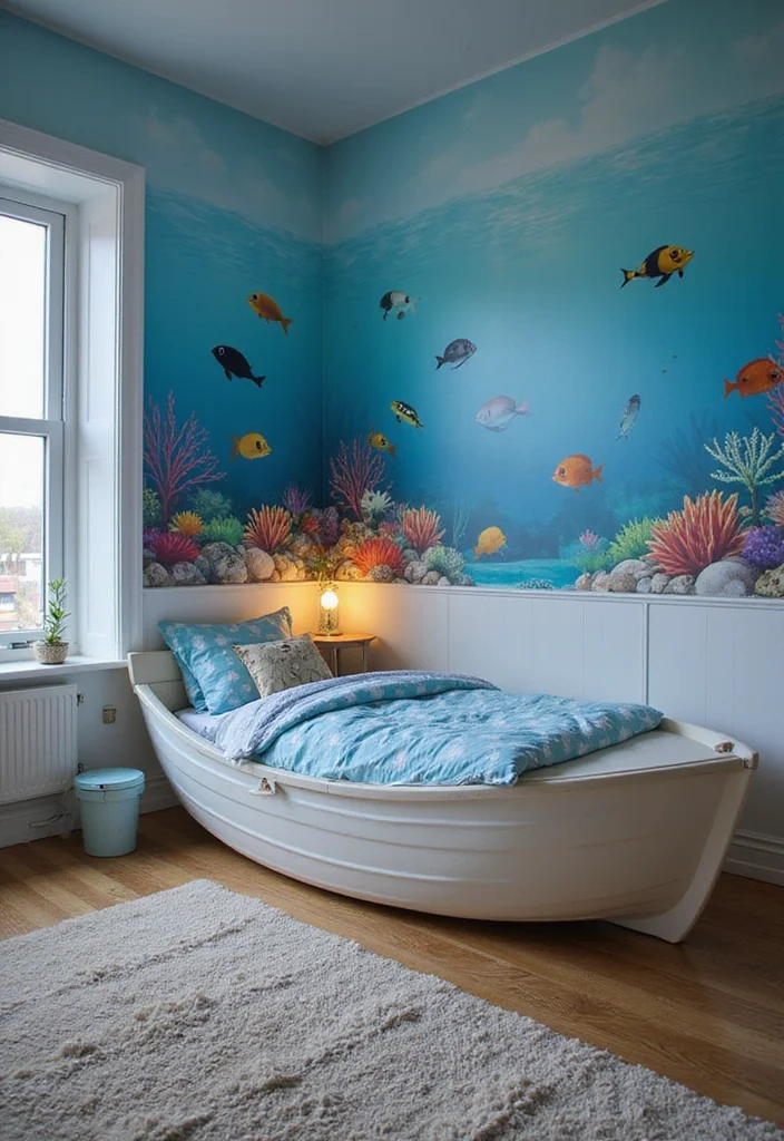 19 Whimsical Kids' Room Ideas That'll Spark Joy and Imagination! - 3. Under the Sea Paradise 1