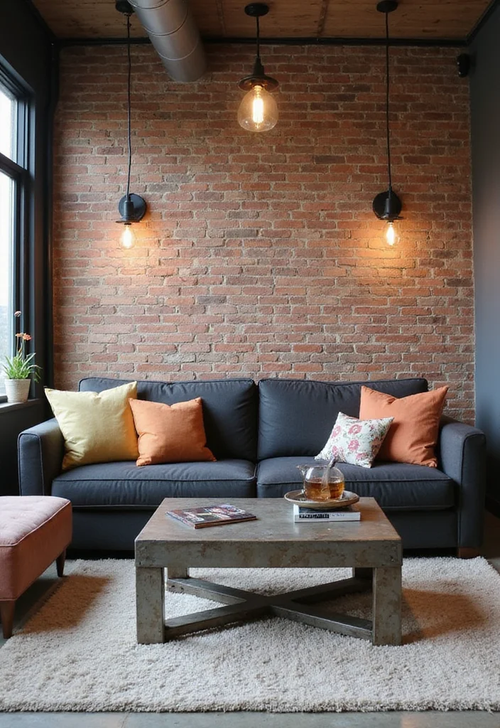 20 Stunning Living Room Ideas That'll Make You Never Want to Leave Home! - 12. Soft Industrial Style 1