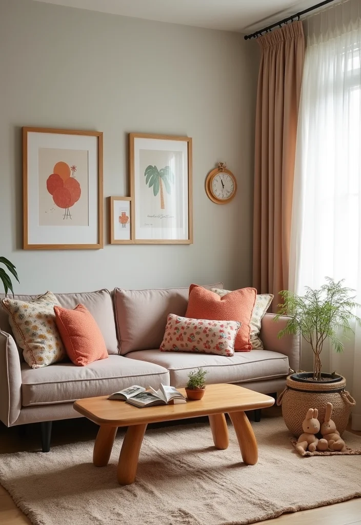 20 Stunning Living Room Ideas That'll Make You Never Want to Leave Home! - 17. Child-Friendly Design 1