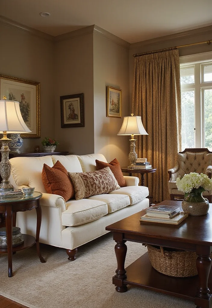 20 Stunning Living Room Ideas That'll Make You Never Want to Leave Home! - 20. Timeless Elegance 1