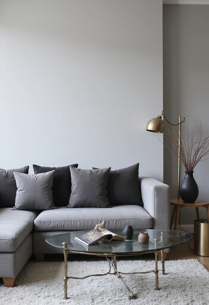 20 Stunning Living Room Ideas That'll Make You Never Want to Leave Home! - 9. Monochromatic Magic 1