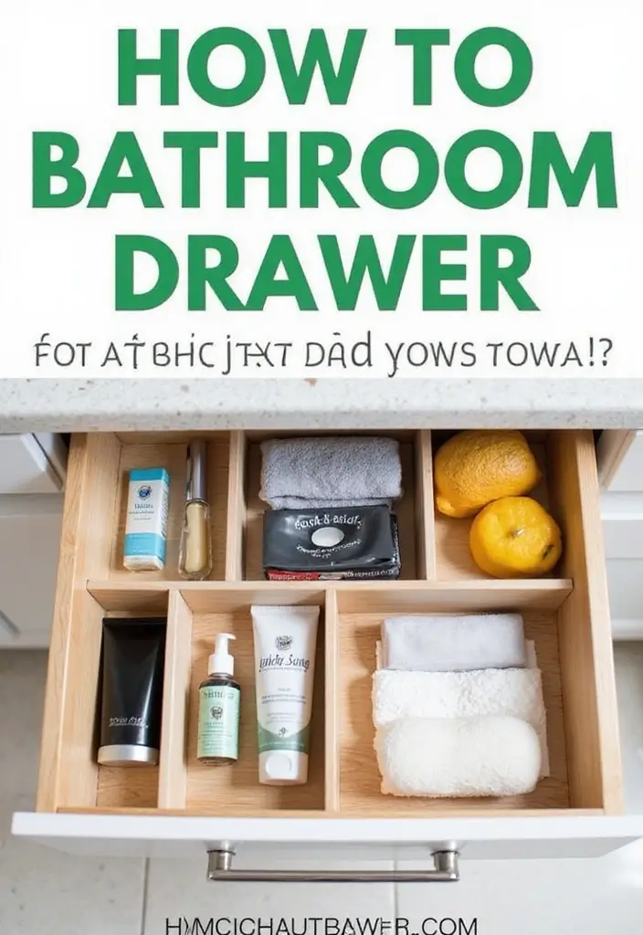 21 Bathroom Storage Hacks That'll Transform Your Tiny Space into a Dream Oasis! - 12. Drawer Dividers 1