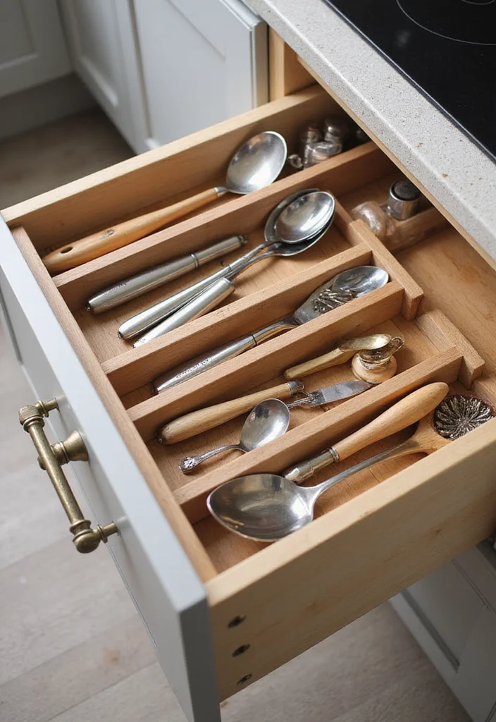 22 Space-Saving Kitchen Organization Hacks (Your Friends Will Ask for #10!) - 8. Drawer Dividers