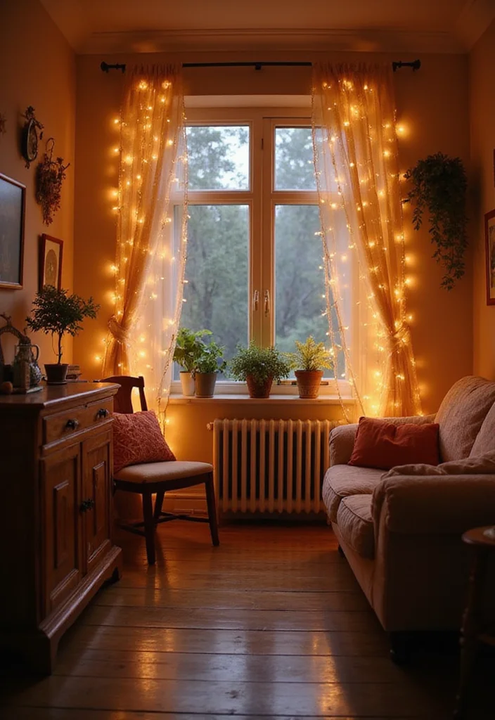 25 Castlecore Decor Ideas That'll Make Your Home Feel Like a Fairy Tale (You Won't Believe #12!) - 3. Whimsical Fairy Lights