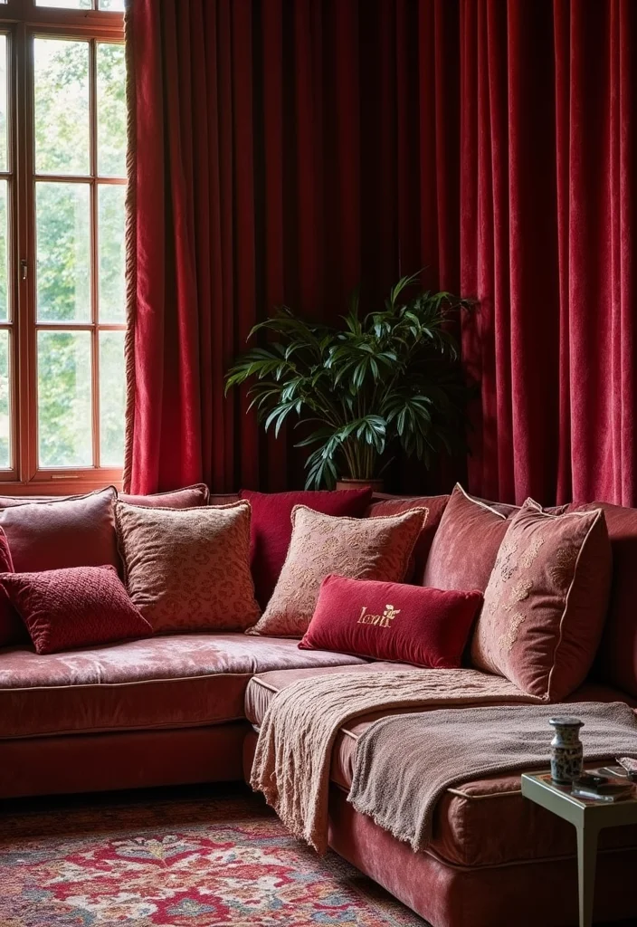 25 Castlecore Decor Ideas That'll Make Your Home Feel Like a Fairy Tale (You Won't Believe #12!) - 5. Opulent Textiles