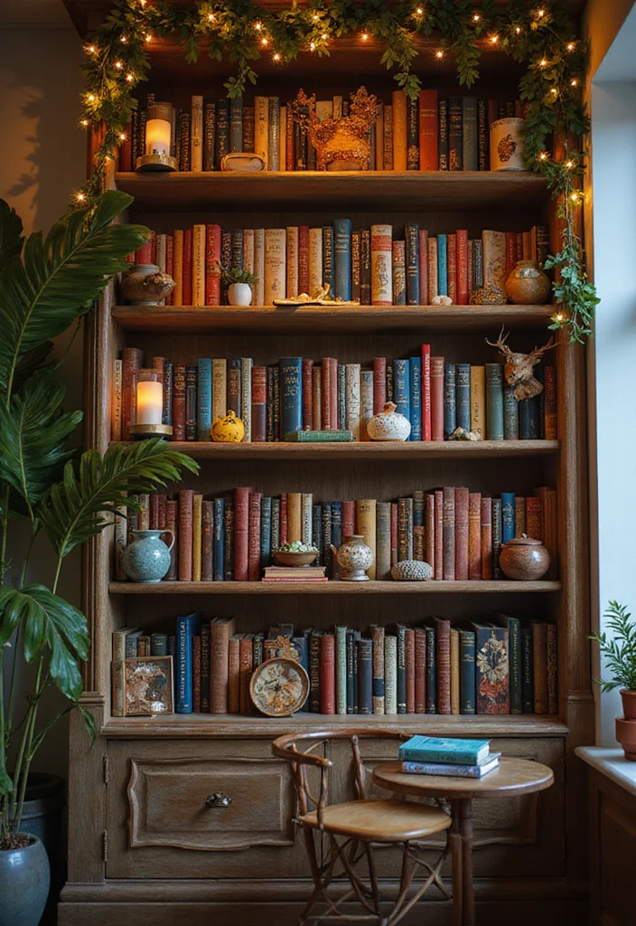 25 Castlecore Decor Ideas That'll Make Your Home Feel Like a Fairy Tale (You Won't Believe #12!) - 9. Enchanted Bookshelves