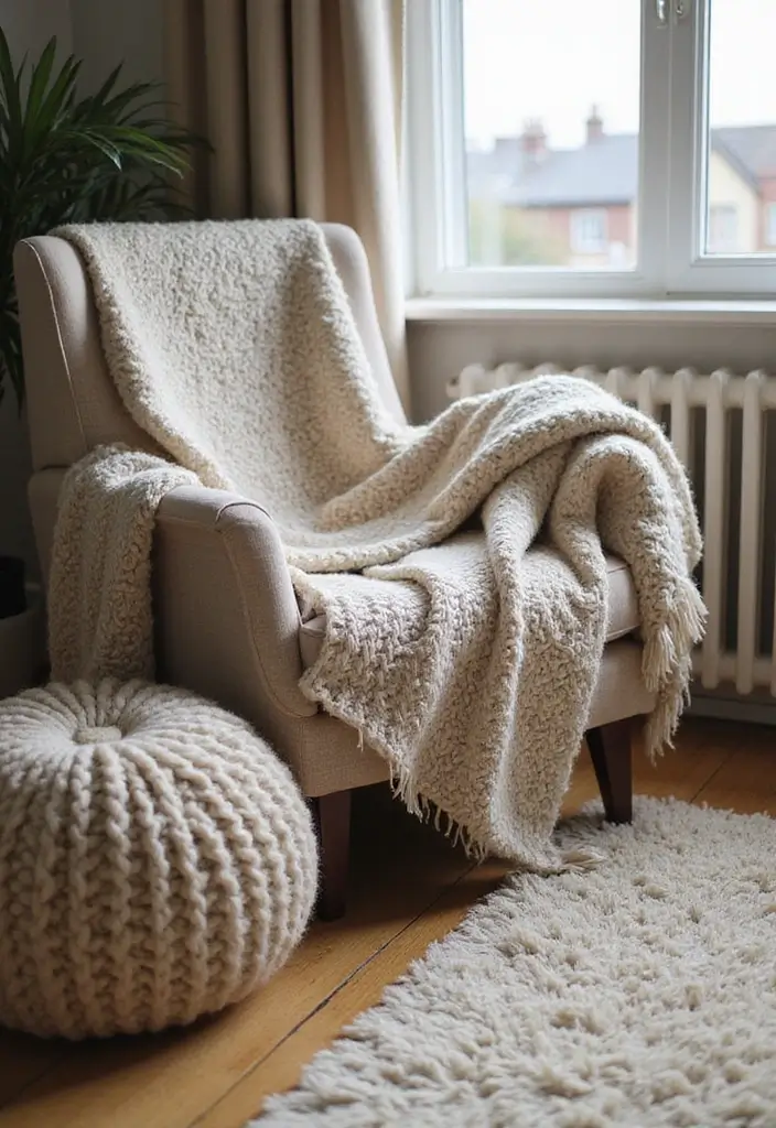 25 Cozy Living Room Decor Ideas That Will Make You Want to Snuggle Up Forever! - 1. Layered Textures