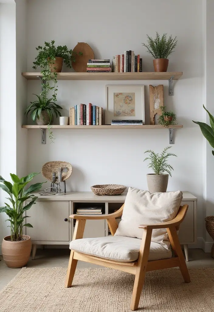 25 Cozy Living Room Decor Ideas That Will Make You Want to Snuggle Up Forever! - 15. Open Shelving