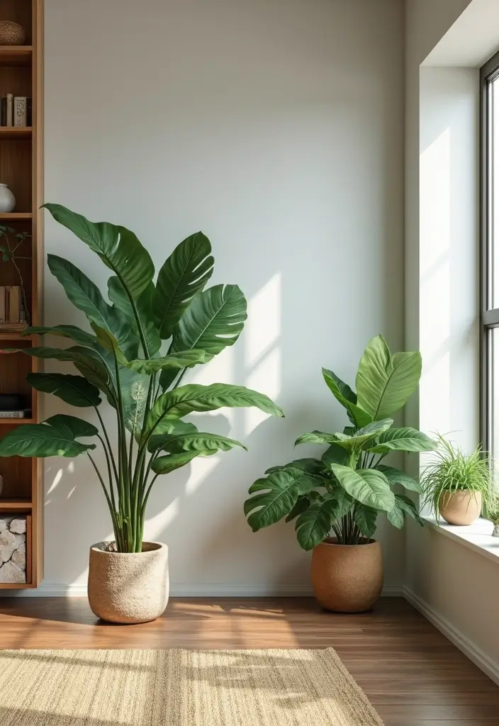 25 Cozy Living Room Decor Ideas That Will Make You Want to Snuggle Up Forever! - 3. Nature-Inspired Decor