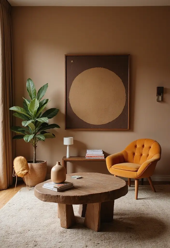 25 Cozy Living Room Decor Ideas That Will Make You Want to Snuggle Up Forever! - 9. Statement Furniture