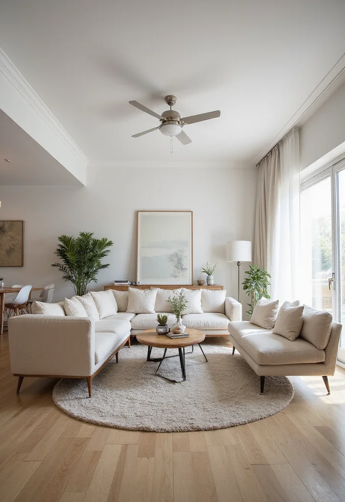 25 Living Room Ideas That'll Make Your Home the Coziest Spot on the Block! - 15. Emphasize Open Spaces 1