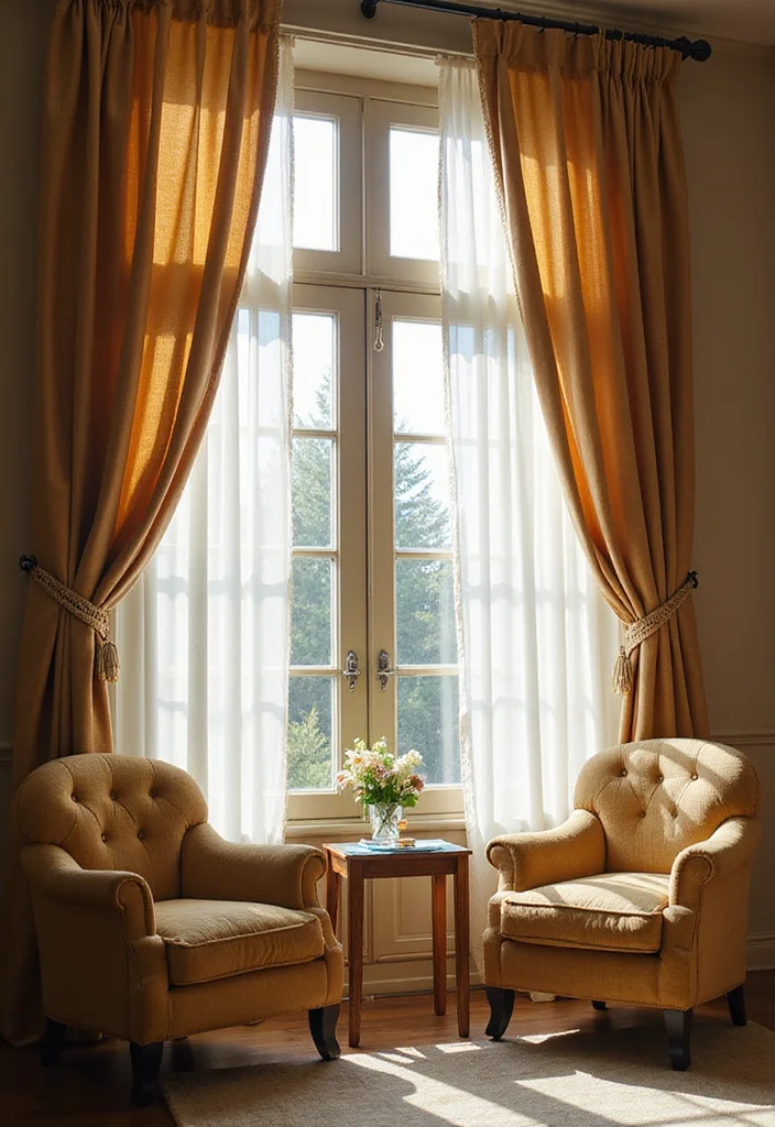 25 Living Room Ideas That'll Make Your Home the Coziest Spot on the Block! - 22. Upgrade Your Window Treatments 1