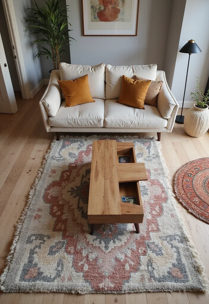 25 Living Room Ideas That'll Make Your Home the Coziest Spot on the Block! - 23. Design a Multi-Functional Space 1