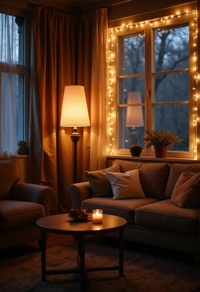 25 Living Room Ideas That'll Make Your Home the Coziest Spot on the Block! - 4. Soft Lighting for a Warm Glow 1
