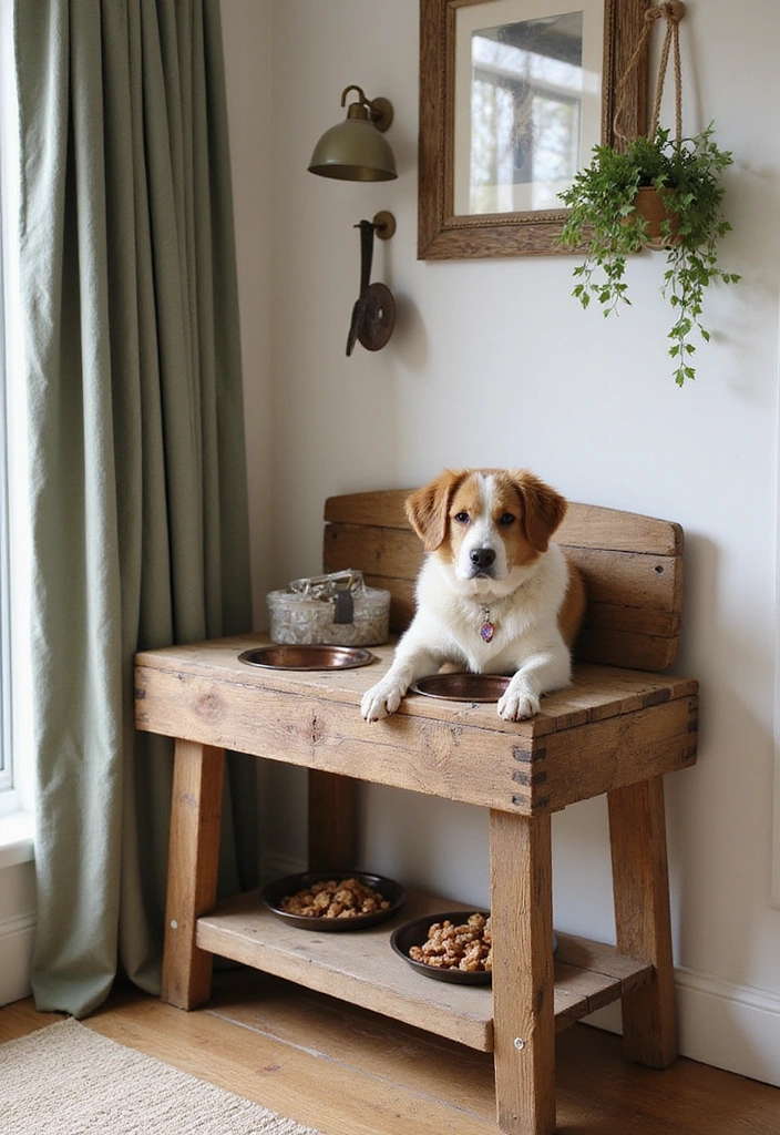 25 Rustic Wood Home Decor Ideas That'll Make You Say 'Wow!' (#14 Is a Game-Changer!) - 22. Wooden Pet Accessories