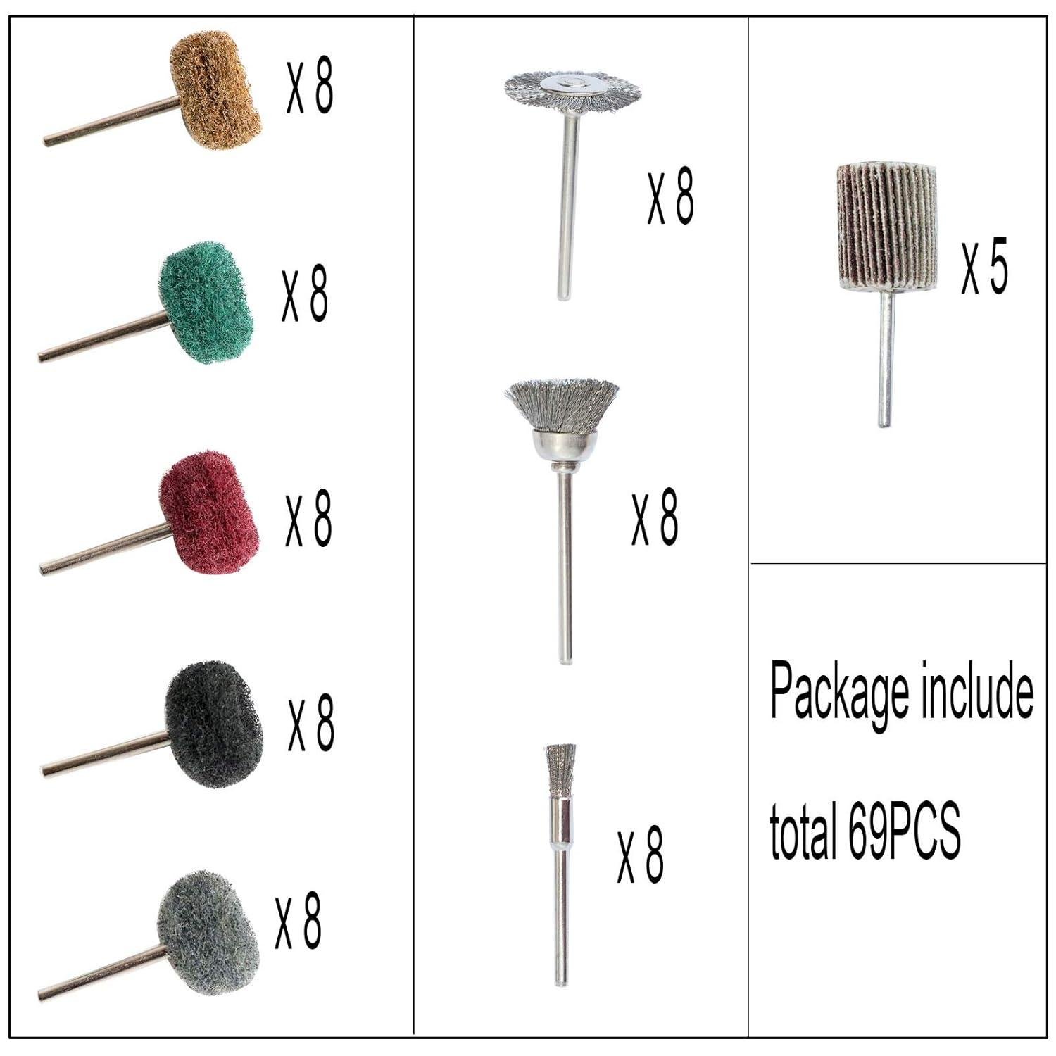 69Pcs Rotary Tool Sander Kit Review: Our Shop Fit?