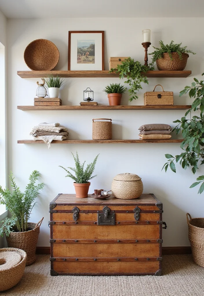 12 Bohemian Summer Room Ideas That'll Brighten Your Spirit (You Won't Believe #6!) - 11. Creative Storage Solutions 1