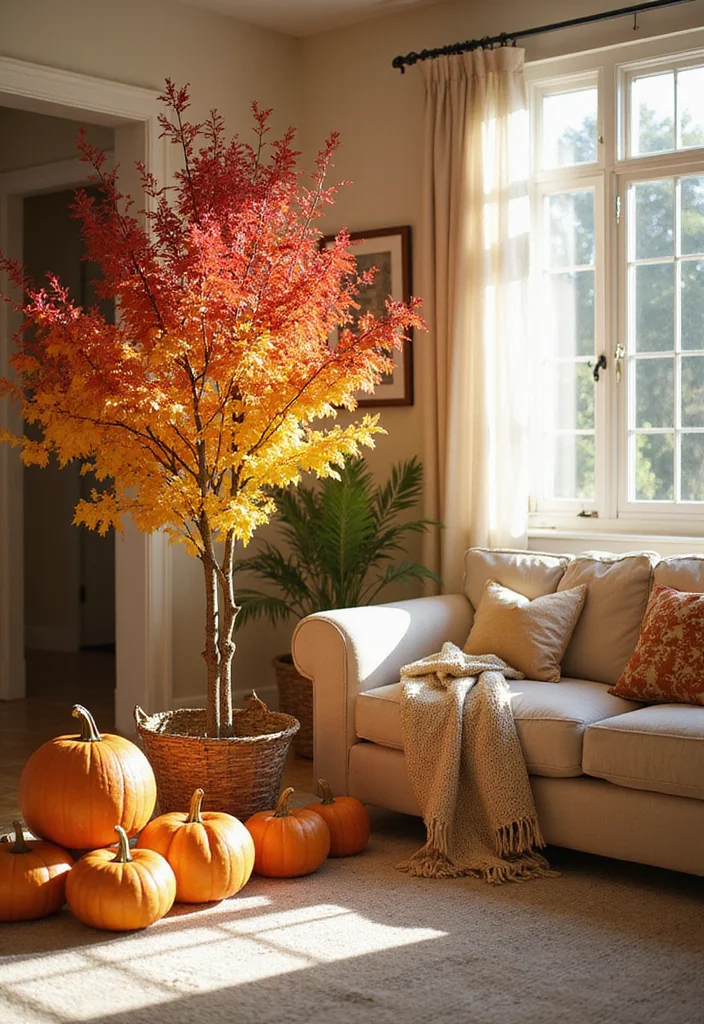 12 Stunning Room with Plants Ideas That’ll Transform Your Space Forever! - 10. Seasonal Displays 1