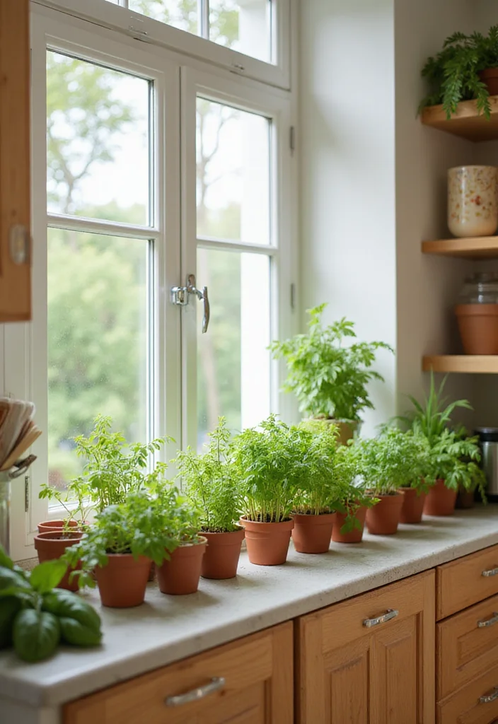 12 Stunning Room with Plants Ideas That’ll Transform Your Space Forever! - 9. Incorporate Edible Plants 1