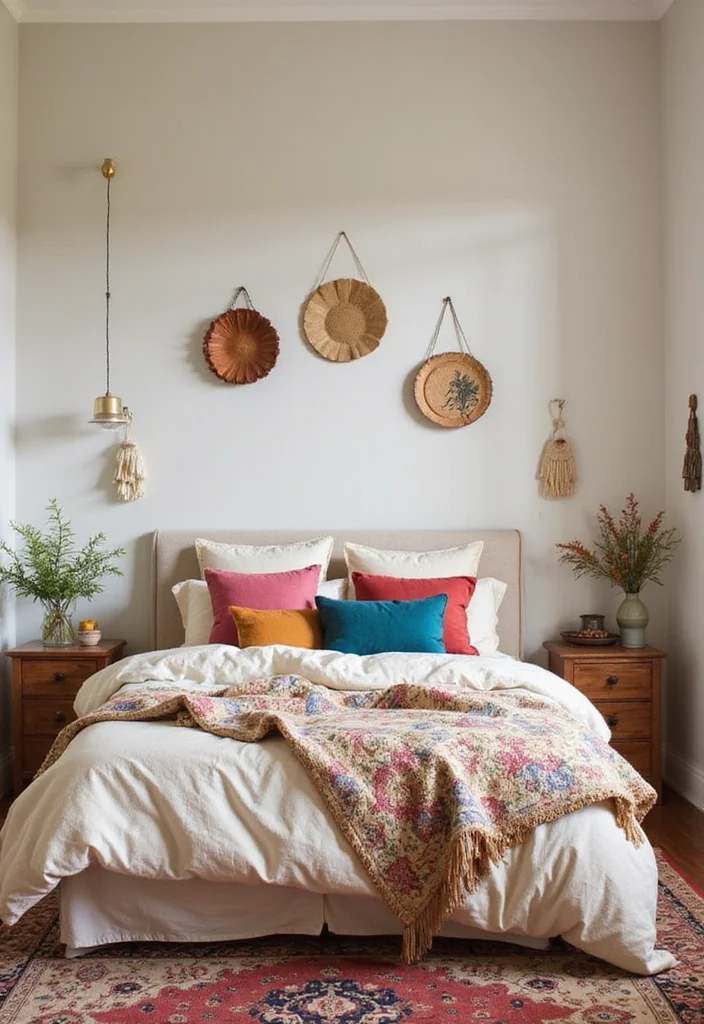 18 Stunning Bohemian Bedroom Inspirations That Will Transform Your Space! - 14. Soft Color Palettes 1